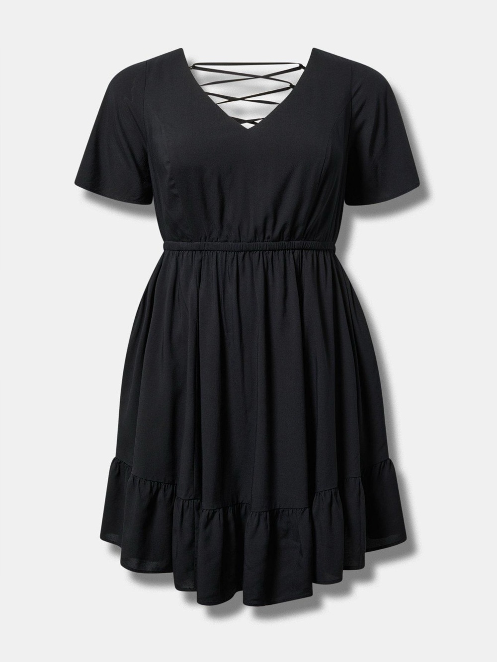 Torrid Black Crisscross Back Women’s Dress | 0X